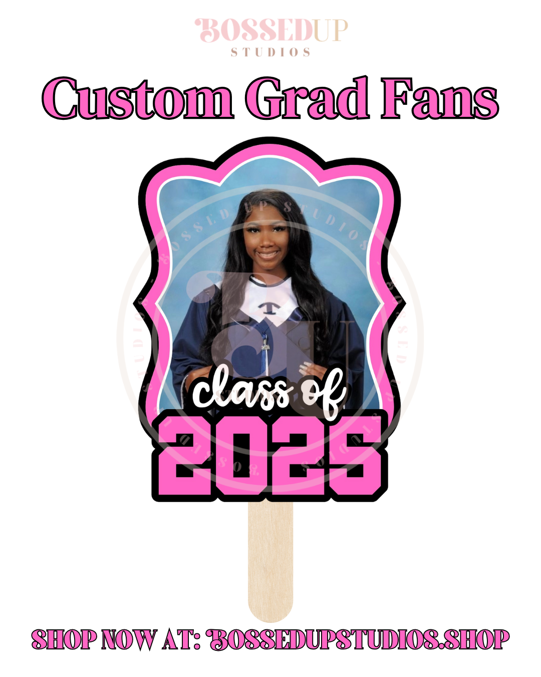 Custom Grad Fans *10 Included*