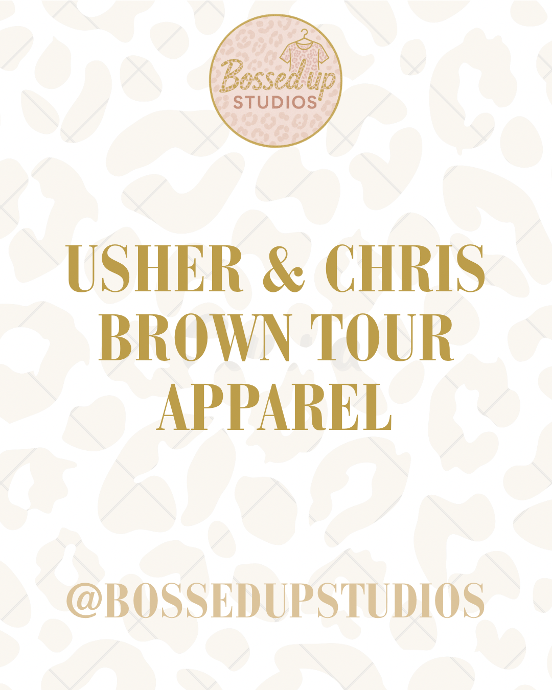 Usher & Chris Brown Tour Apparel