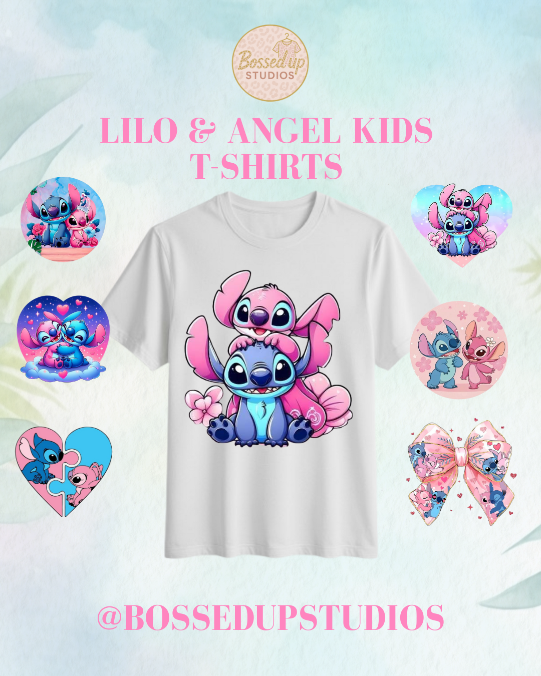 Lilo & Angel Kids T-Shirts