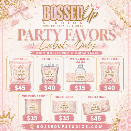 Party Favors (Labels Only)