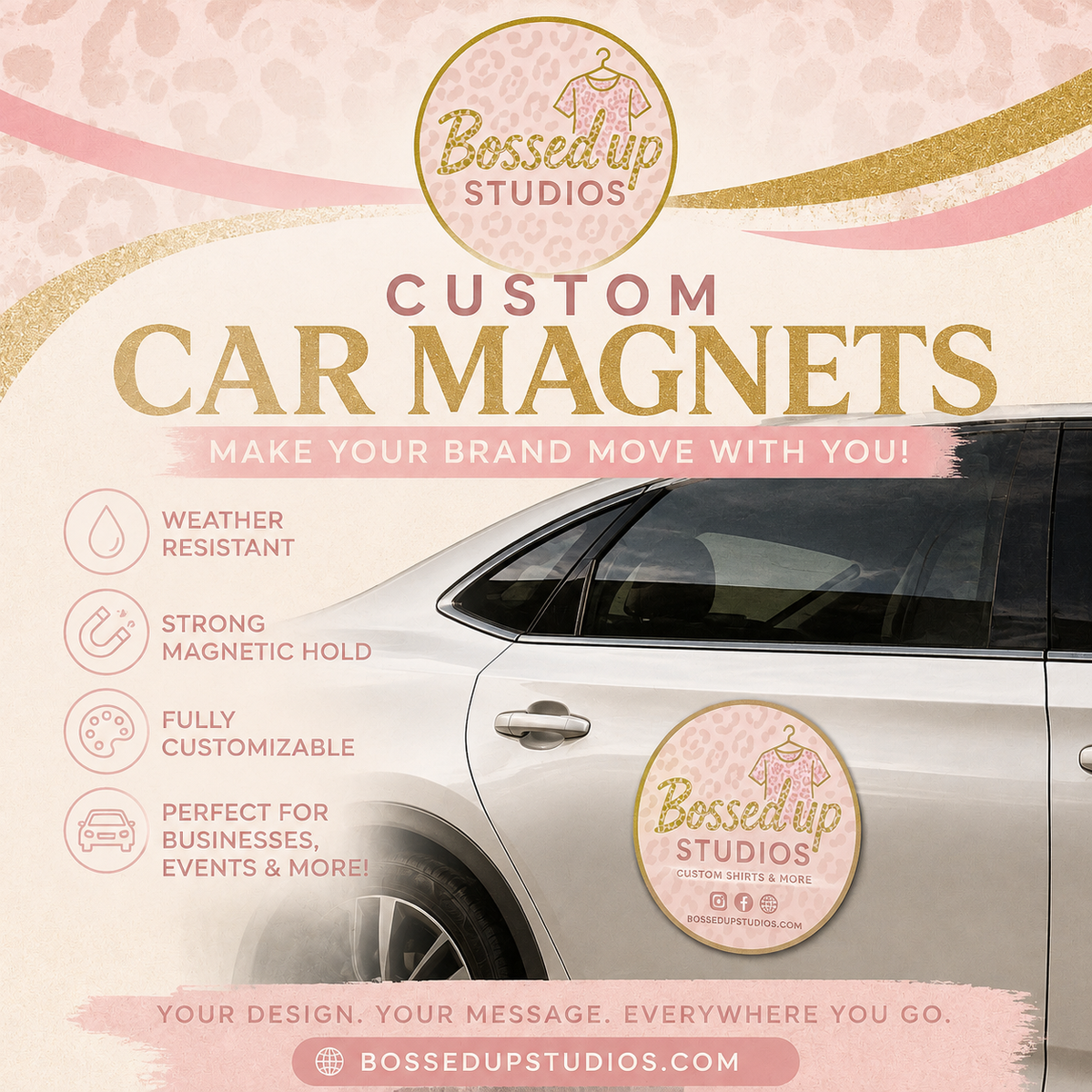 Custom Car Door Magnets