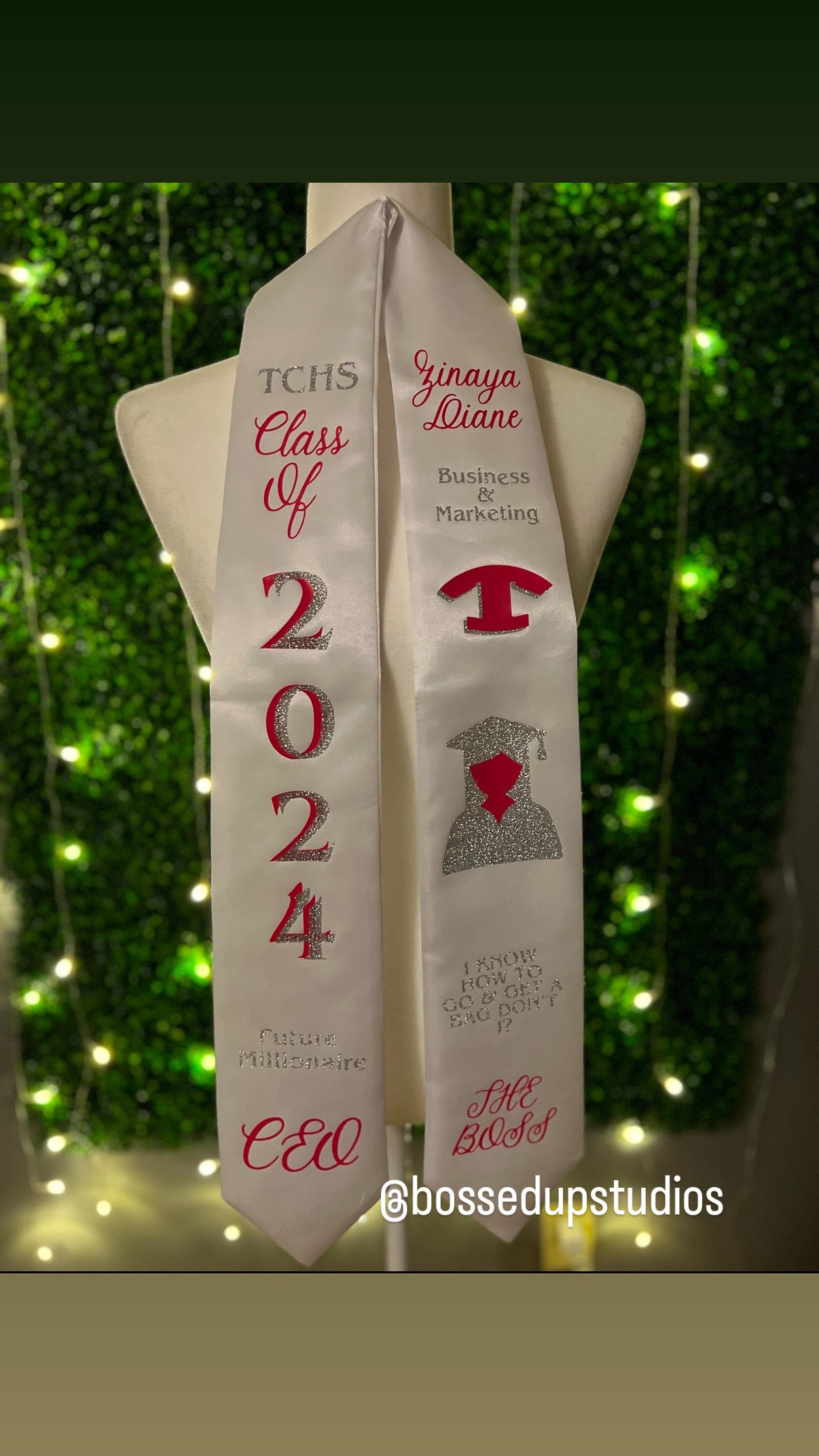 Custom Grad Stoles